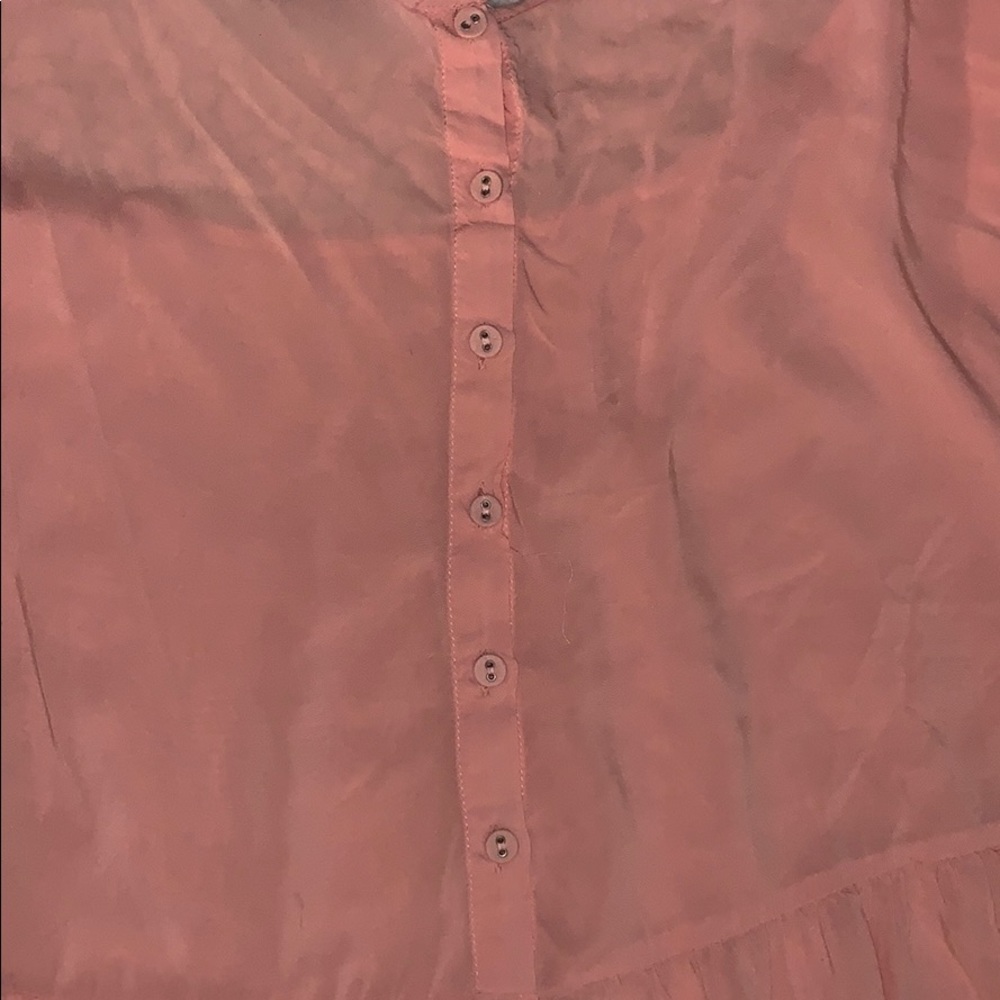Torrid Blush Challis Split Back Top - image 6